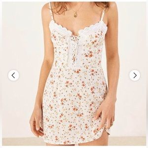 Reformation Reid Dress Sz 0 Floral Pattern